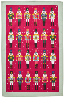 Vánoční kuchyňská utěrka Nutcracker Red