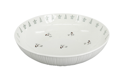 Mísa Croft Advent Berries 22,5cm, zelená/červená