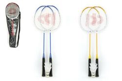 Donnay Badminton sada + 3 košíčky kov 66cm - 3 barvy