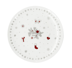 Vánoční dezertní talíř Luna Koleda ø 20,5cm