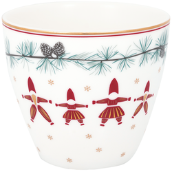 Porcelánový hrnek na latté Juana White