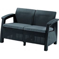 Allibert CORFU LOVE SEAT 35593 Pohovka - antracit