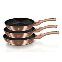 Berlinger Haus 3dílná sada pánví Rosegold Metallic Line
