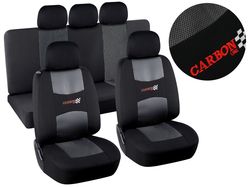 Potahy sedadel Airbag Dark, sada 9 ks