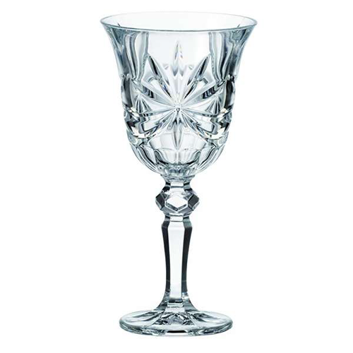 Crystal Bohemia sklenice na víno Lorey ribbon 220 ml 6 ks