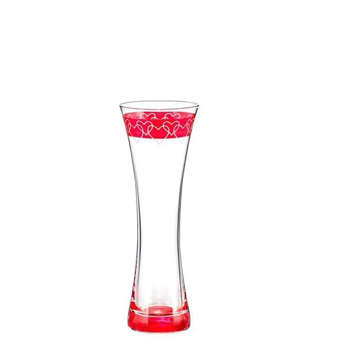 Crystalex Skleněná váza LOVE3 195 mm