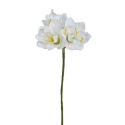 Umělá Amarylis bílá, 54 cm