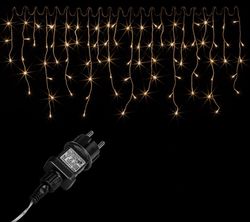 Vánoční světelný déšť - 15 m, 600 LED, teple bílý - OEM M02056