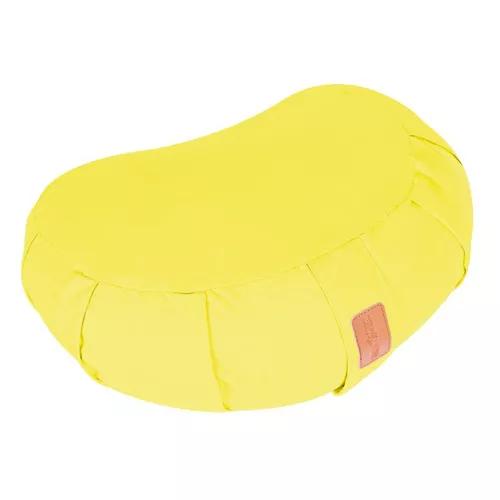 Gorilla Sports Polštář na jógu půlměsíc, žlutý