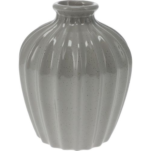 Porcelánová váza Sevila, 11,5 x 15 cm, šedá