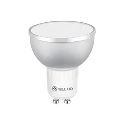 Tellur WiFi Smart LED RGB žárovka GU10, 5 W, čirá, teplá bílá