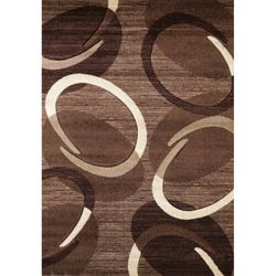 Spoltex Kusový koberec Florida 9828/02 brown, 80 x 150 cm
