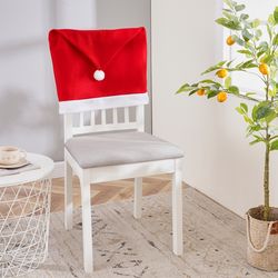 4Home Vánoční potah na židli Santa , 49 x 60 cm, sada 2 ks
