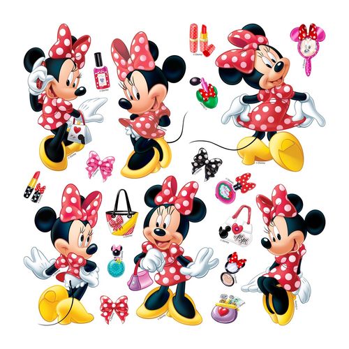 Samolepicí dekorace Minnie Mouse, 30 x 30 cm