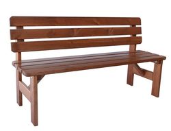 Tradgard Zahradní dřevěná lavice Viking 180 cm lakovaná R69942
