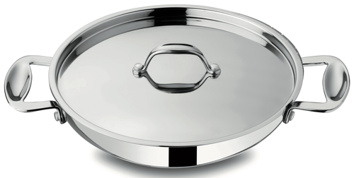 Pánev 32 cm se 2 uchy a poklicí GLAMOUR DIAMOND, Mepra