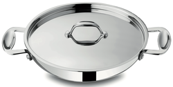 Pánev 32 cm se 2 uchy a poklicí GLAMOUR DIAMOND, Mepra