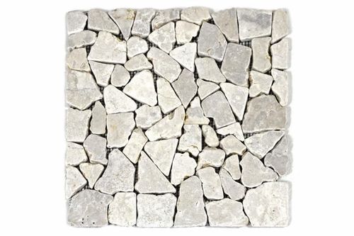 Divero Garth 1657 Mramorová mozaika - krémová 1 m2 - 30x30x1 cm