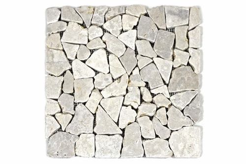 Divero Garth 1657 Mramorová mozaika - krémová 1 m2 - 30x30x1 cm