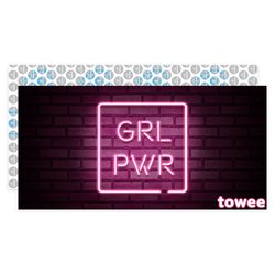 Towee Rychleschnoucí osuška GIRL PWR, 80 x 160 cm