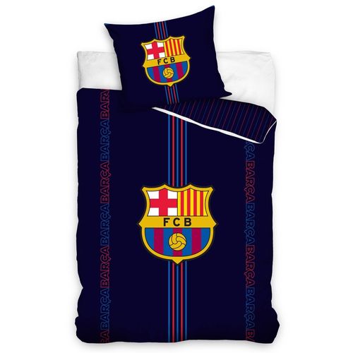 Bavlněné povlečení  FC Barcelona Racing, 140 x 200 cm, 70 x 90 cm