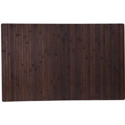 Koupelnová předložka Bamboo, tmavě hnědá