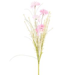 Umělé luční květy 50 cm, růžová