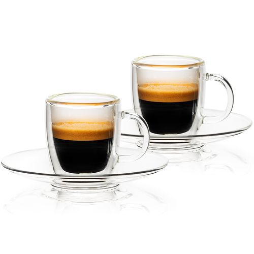 4home Termo sklenice Ristretto Hot&Cool, 50 ml, 2 ks